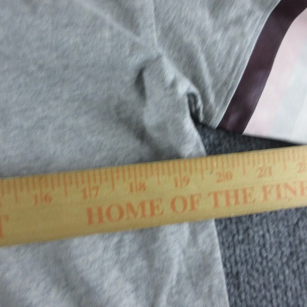 Polo Ralph Lauren Shirt Mens M Gray Long Sleeve Script Logo Graphic Tee Casual